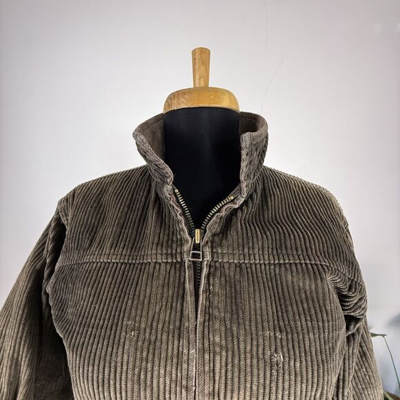 GAP Kids Vintage Wide-Wale Corduroy Bomber Jacket with Leather Collar - Picture 13 of 14